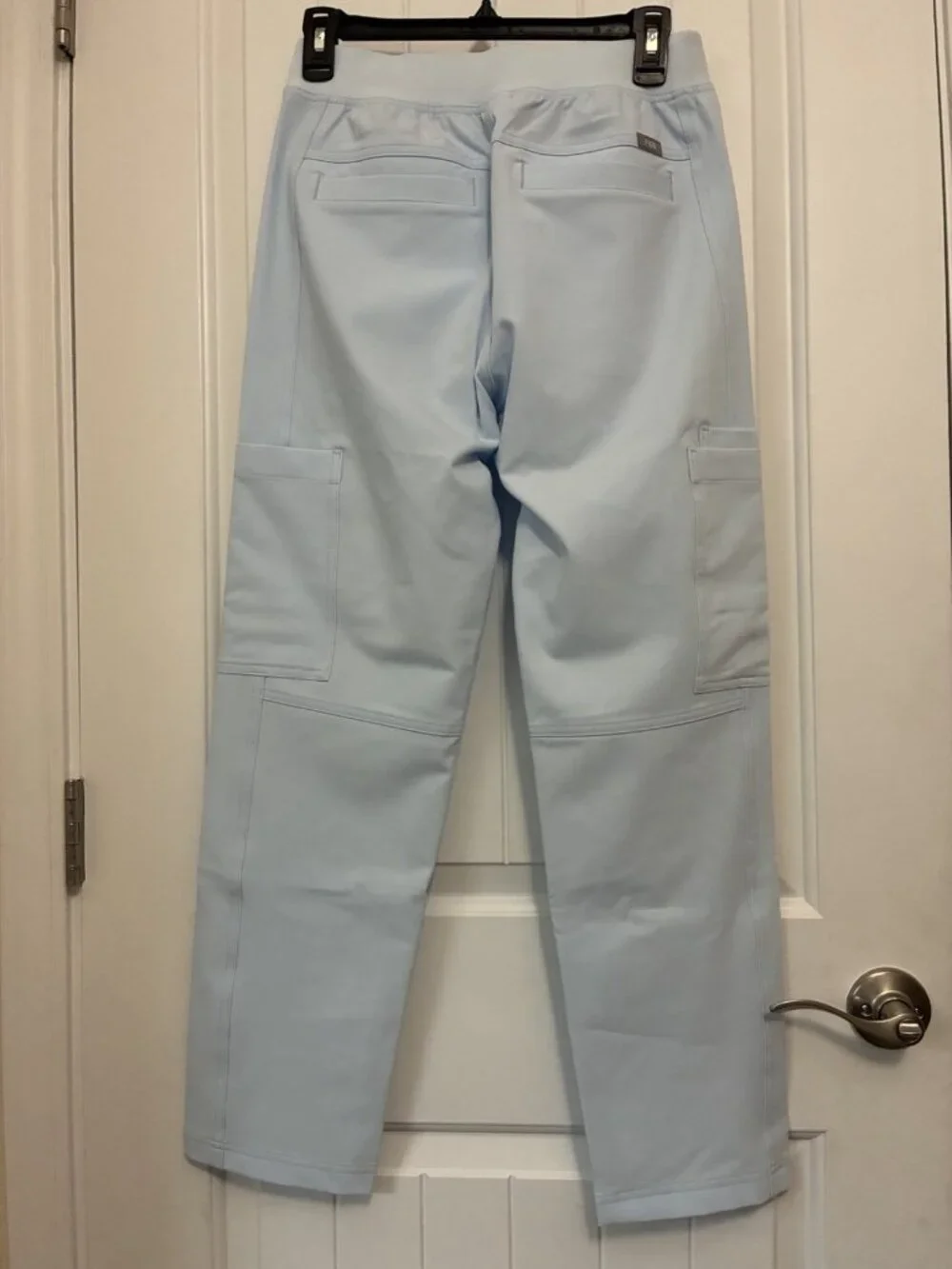 Figs Axim Cargo Scrub Pants In Light Blue Size XSS  28” x 29”